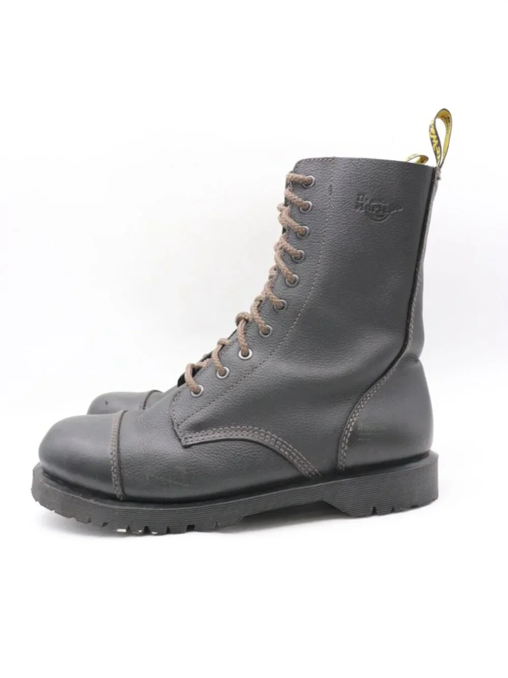 Doc Dr. Martens Ryan Men's Size 13 Black Pebbled Leather Lace Up Combat Boots